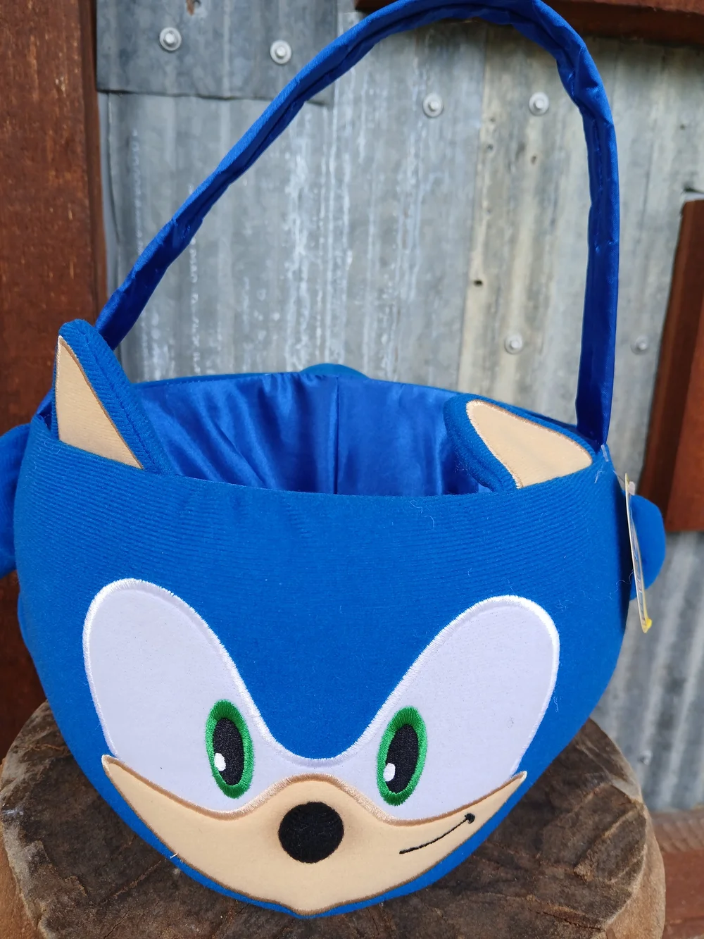 Sonic The Hedgehog Plush Gift Basket New With Tags